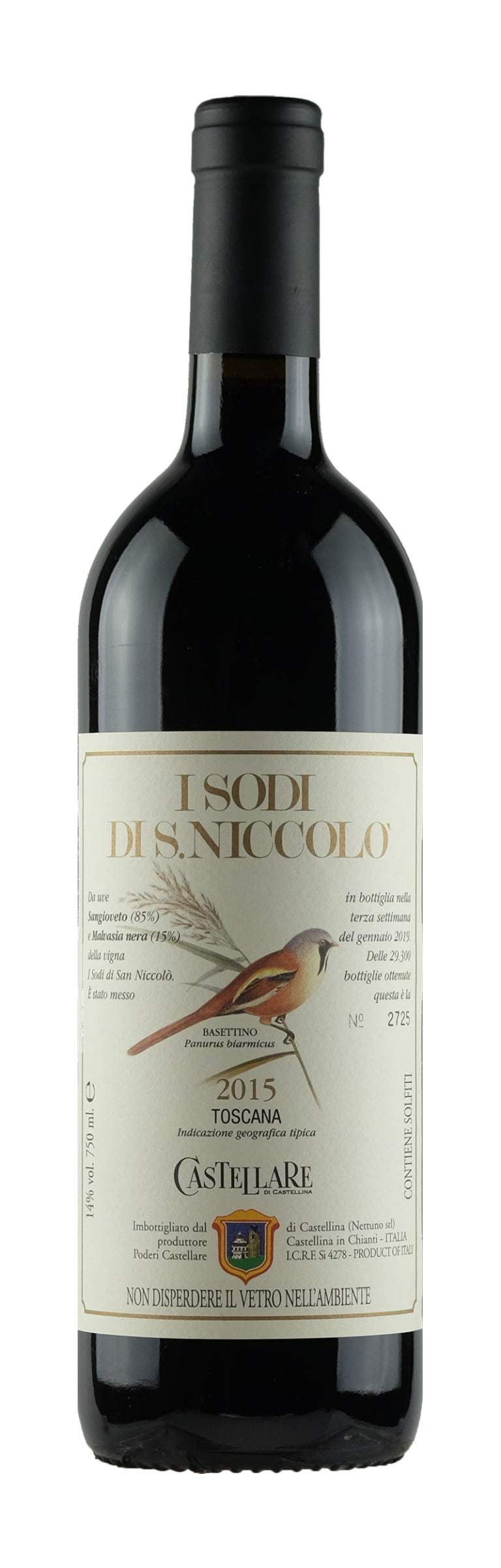 Castellare di Castellina I Sodi di S. Niccolo 2015