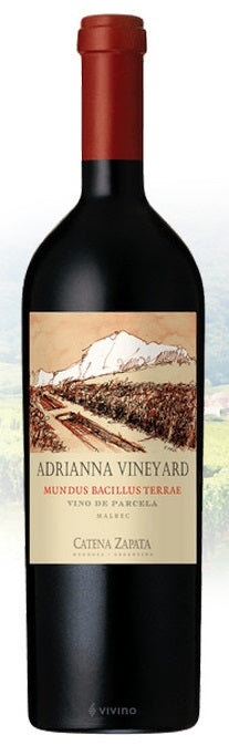 CATENA ZAPATA MALBEC ADRIANNA MUNDUS BACILLUS TERRAE 3CS WOOD