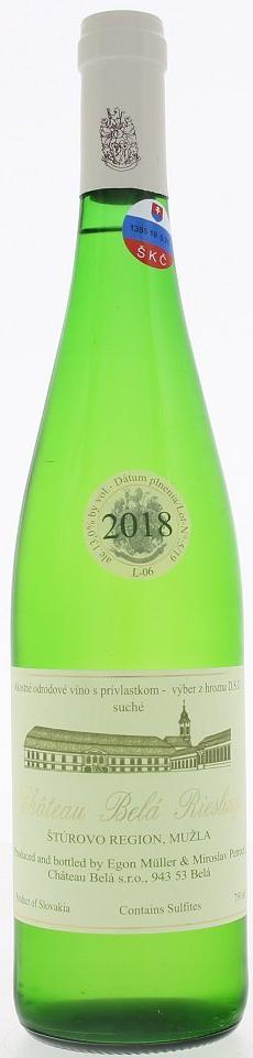 Chateau Bela Riesling 2018
