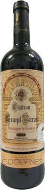 Chateau Grand Barail Montagne Saint Emilion 2012