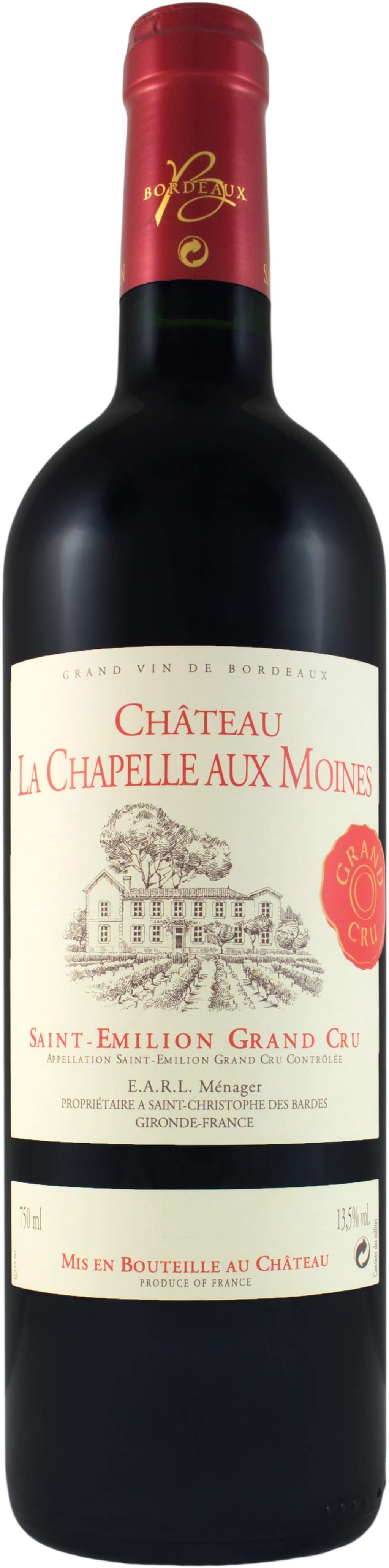Chateau La Chapelle Aux Moines Saint Emilion 2016