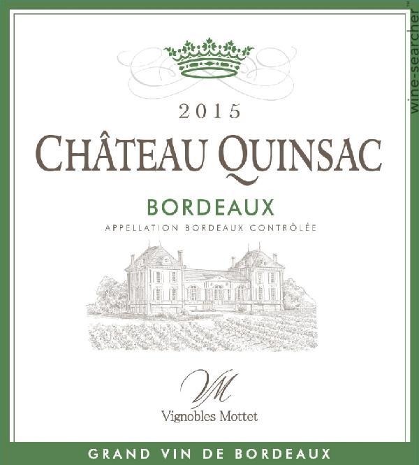 Château Quinsac Bordeaux Blanc 2016