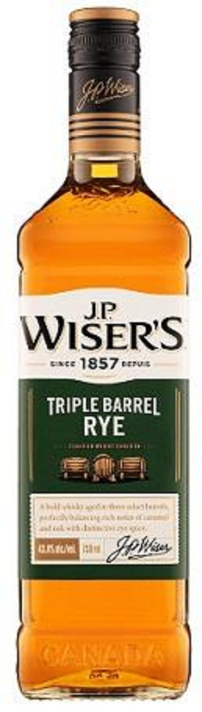 J.P. Wiser's Canadian Whisky Rye Triple Barrel