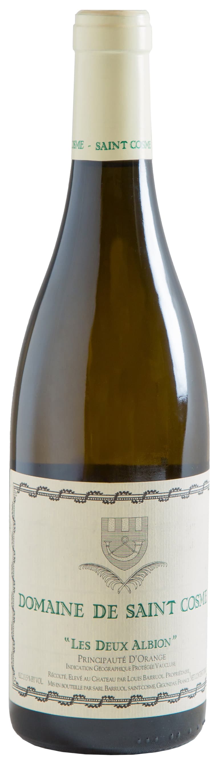 Domaine de Saint Cosme Cotes du Rhone Les Deux Albions Blanc 2017