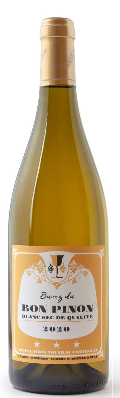 Francois et Julien Pinon Vouvray Sec "Buvez du Bon Pinon" 2020