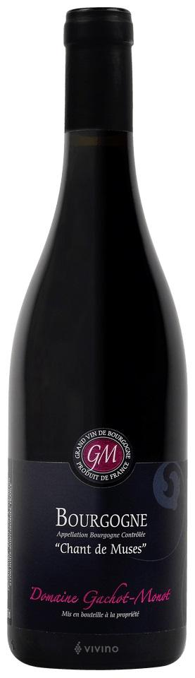 Domaine Gachot-Monot Bourgogne Chant de Muses 2016