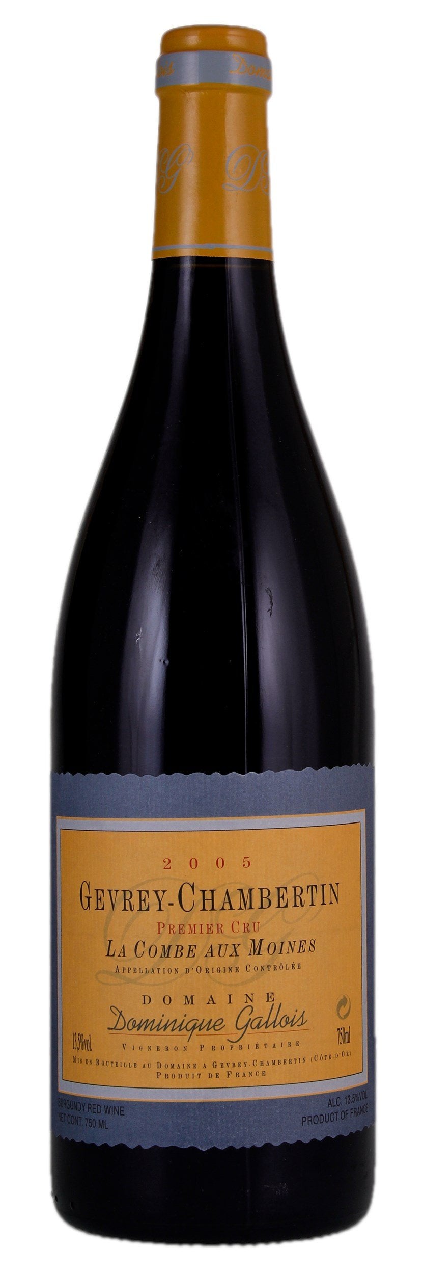 Dominique Gallois Gevrey-Chambertin La Combe Aux Moines 2016