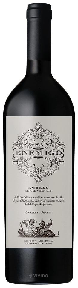 El Enemigo Cabernet Franc Gran Enemigo Agrelo 2014