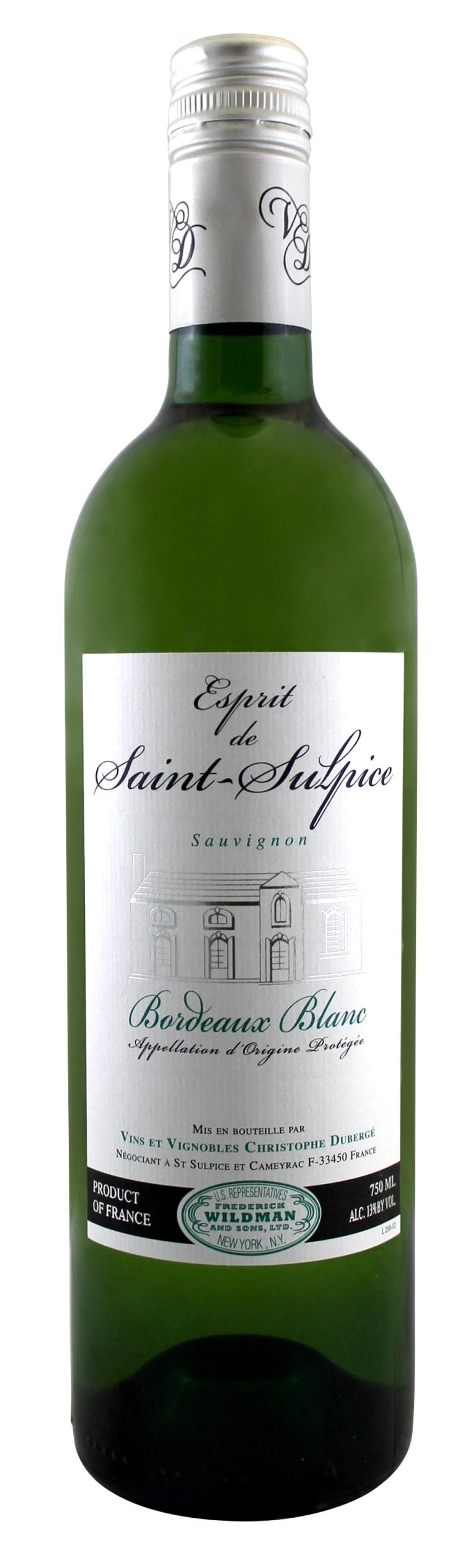 Esprit de Saint-Sulpice Bordeaux Blanc 2018