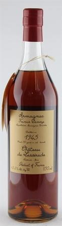 Francis Darroze Bas-Armagnac Chateau de Lasserrade Vintage 1946-Wine Chateau