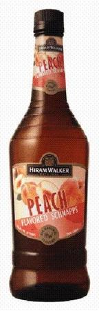 Hiram Walker Schnapps Peach-Wine Chateau