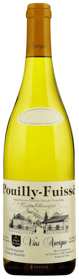 Vins Auvigue Pouilly-Fuisse le Moulin du Pont Cuvee Classique 2018