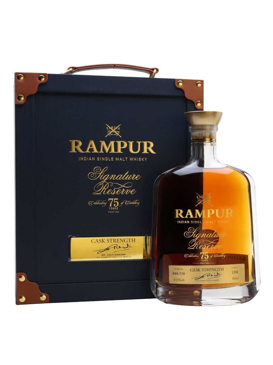 Rampur Indian Single Malt Whiskey Signature Reserve