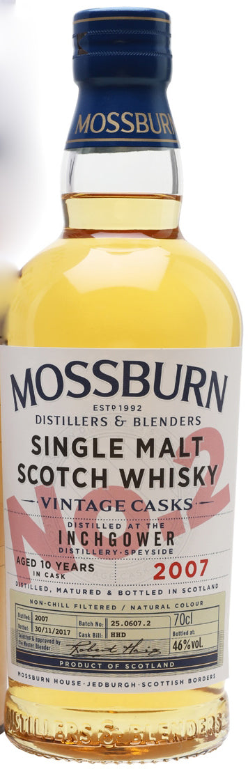 Inchgower Scotch Single Malt 10 Year By Mossburn