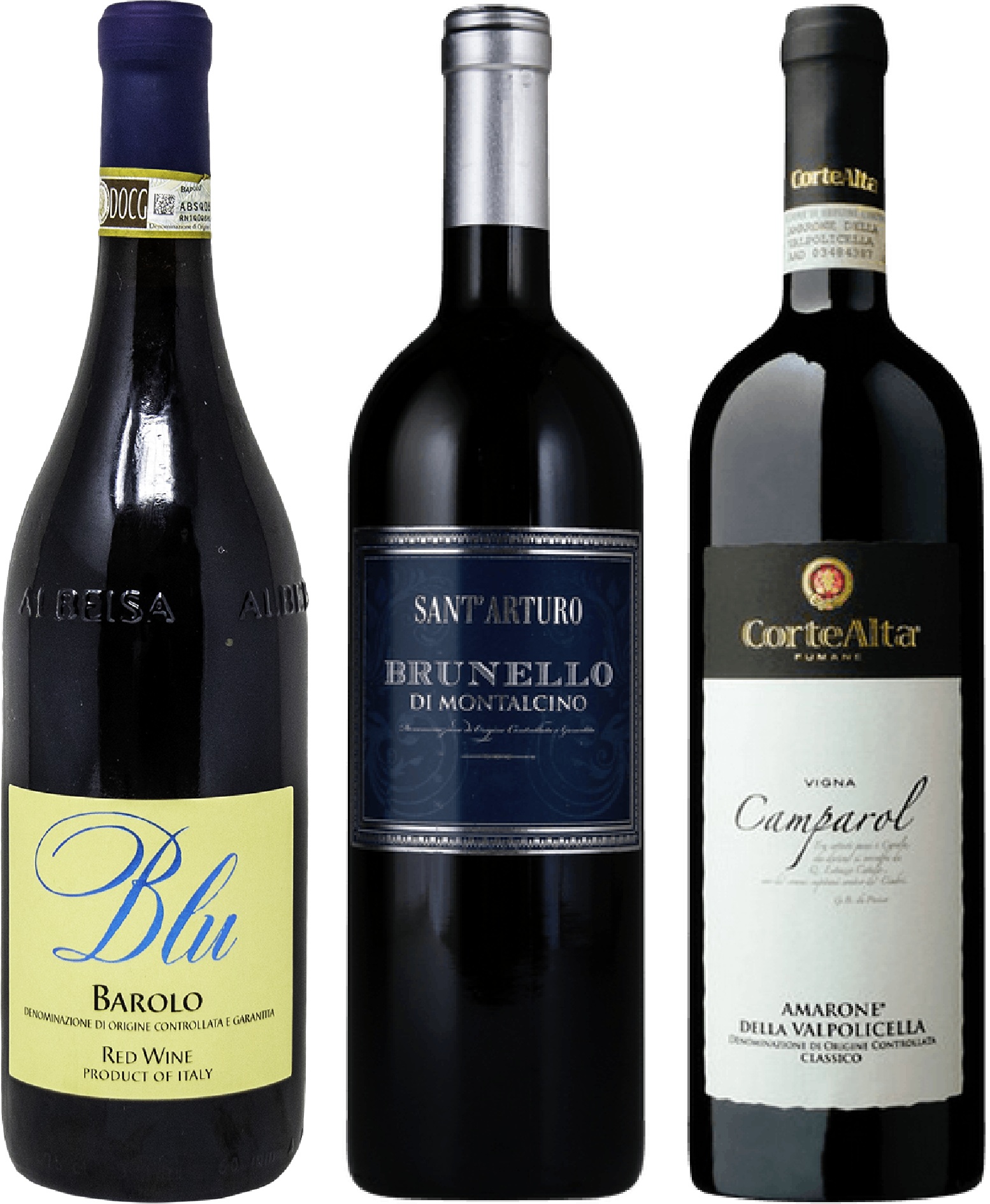 Buy The Italian Mixed Region 3 Pack 750 ML Wine Chateau
