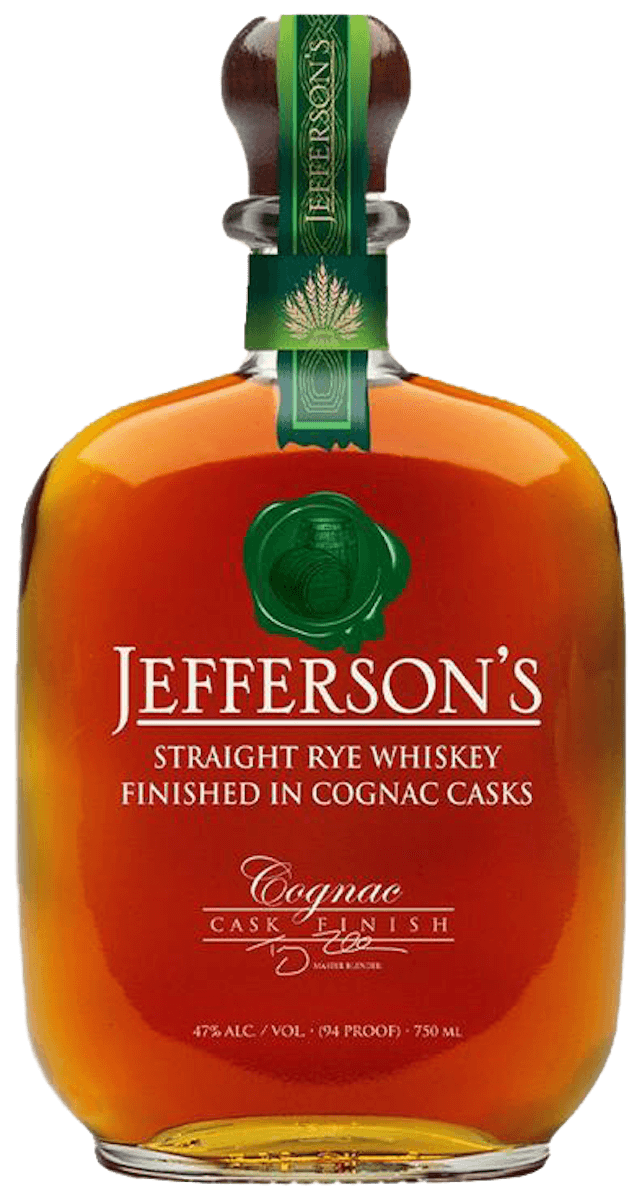 Jefferson's Straight Rye Whiskey Cognac Finish