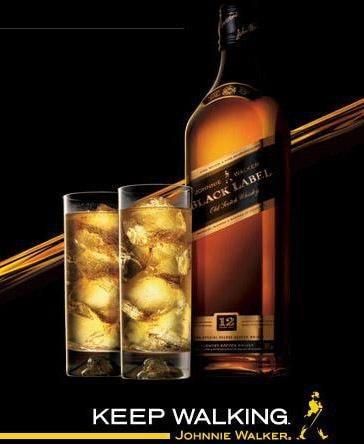 Johnnie Walker Scotch Black Label 12 Year