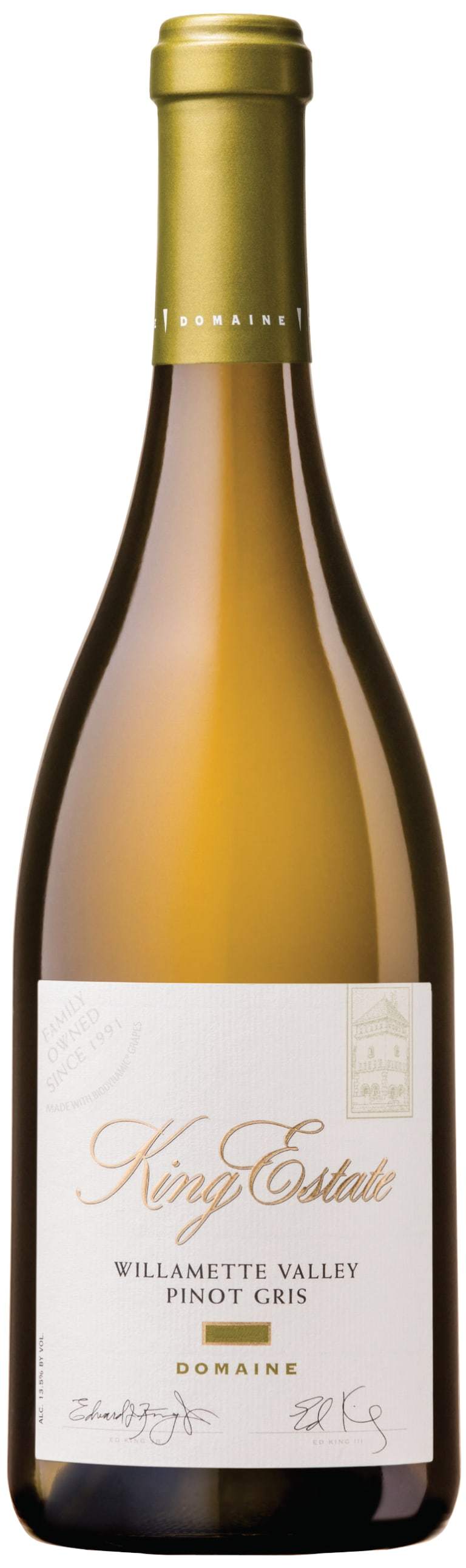 King Estate Pinot Gris Domaine 2018