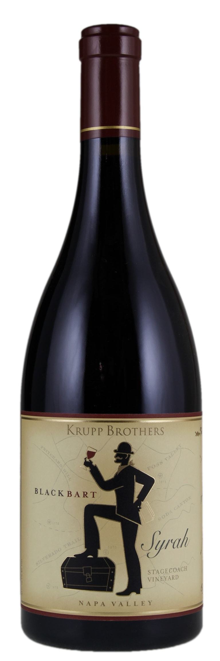 Krupp Brothers Syrah Black Bart Stagecoach Vineyard 2016