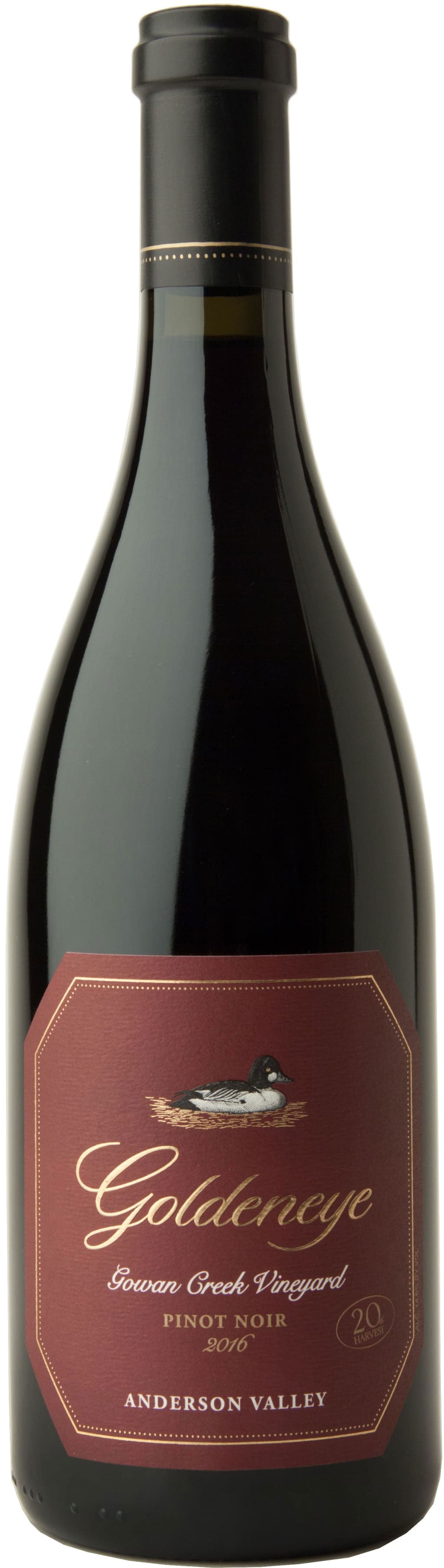 Goldeneye Pinot Noir Gowan Creek Vineyard 2016