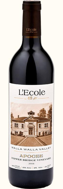 L'Ecole No. 41 Apogee Pepper Bridge Vineyard 2016