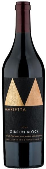 Marietta Cellars Syrah Gibson Block 2015