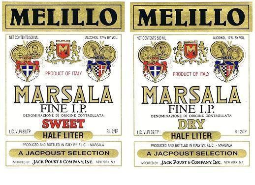 Melillo Marsala Fine I.P. Sweet-Wine Chateau