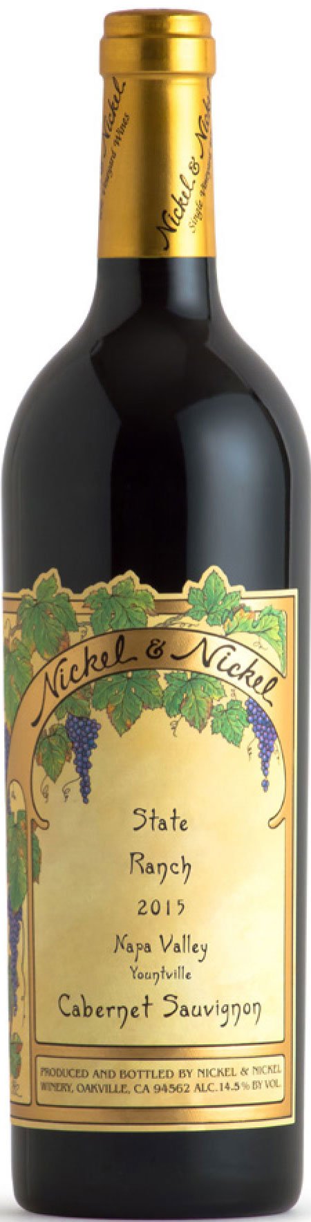 Nickel & Nickel Cabernet Sauvignon State Ranch 2015