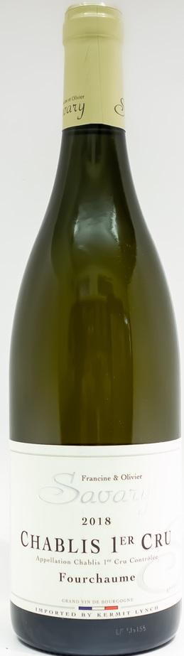 Olivier Savary Chablis Fourchaume 2018