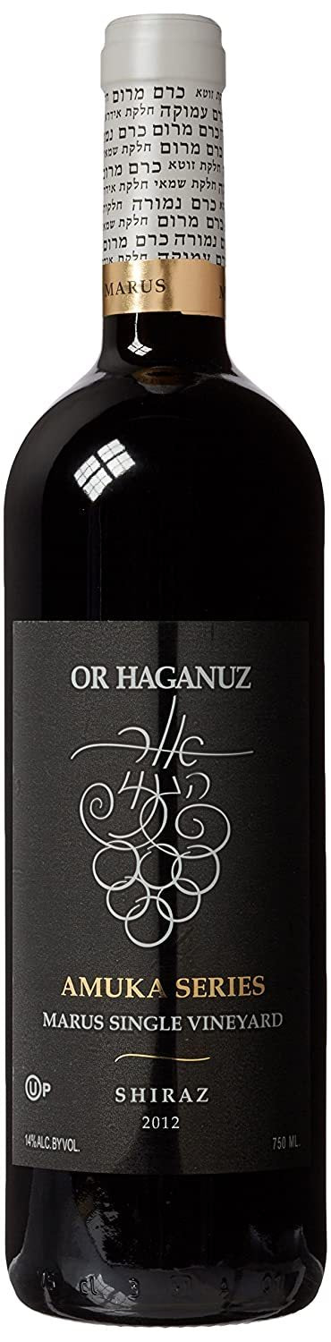 Or Haganuz Shiraz Amuka Series Marus Single Vineyard 2018