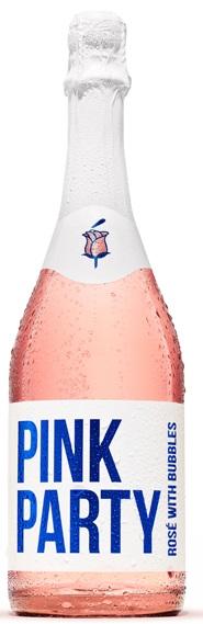 Pink Party Rose With Bubbles