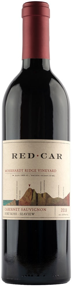 Red Car Cabernet Sauvignon Mohrhardt Ridge Fort Ross-Seaview 2018