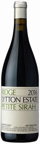 Ridge Vineyards Petite Sirah Lytton Estate 2016