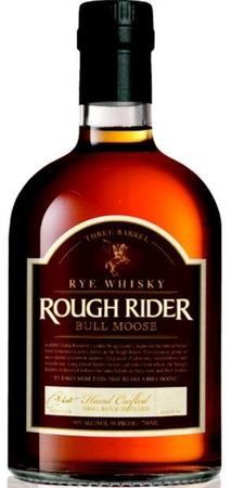 Rough Rider Rye Whisky Three Barrel Bull Moose