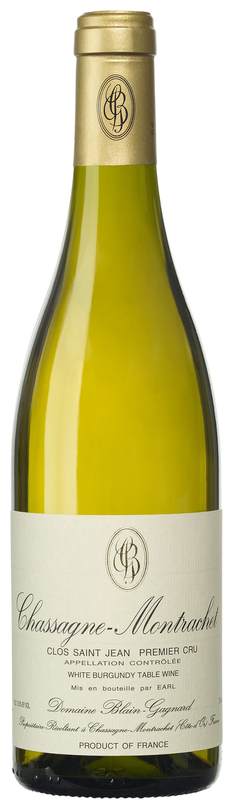 Domaine Blain-Gagnard Chassagne-Montrachet Clos Saint Jean 2018