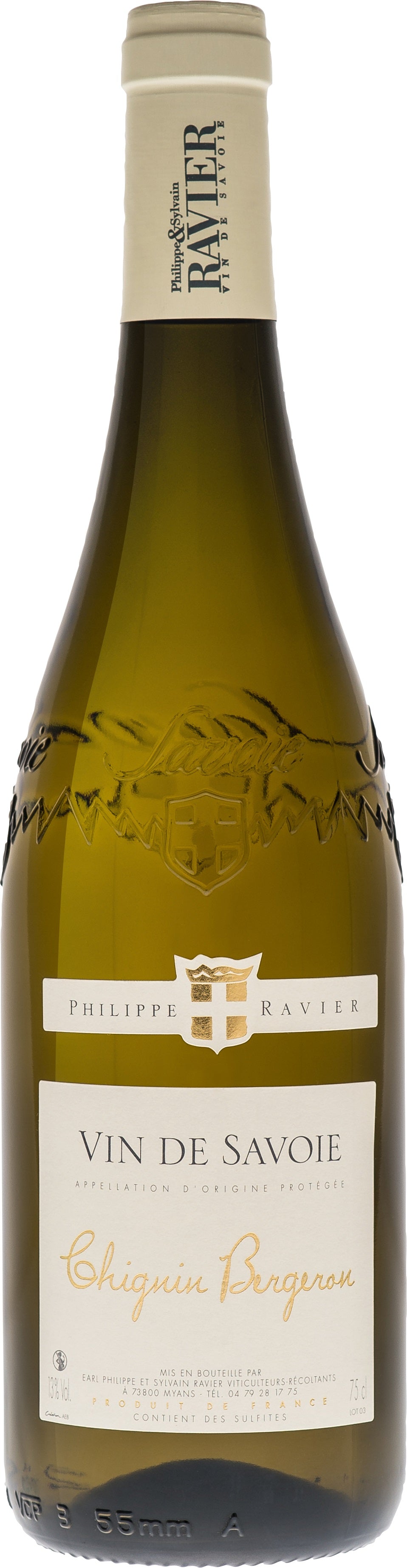 Philippe & Sylvain Ravier Chignin Bergeron 2017