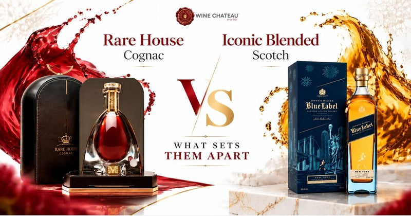 Rare House Cognac vs Iconic Blended Scotch