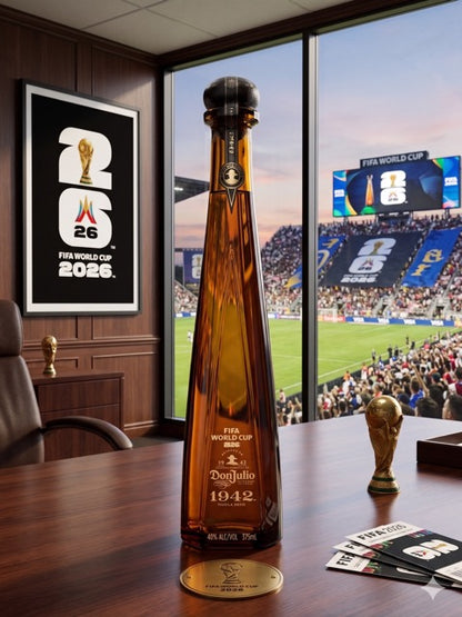 Don Julio 1942 Tequila ENGRAVED ORIGINAL FIFA LOGO WORLD CUP EDITION