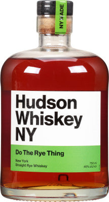 Hudson Whiskey NY Do The Rye Thing Rye Whiskey
