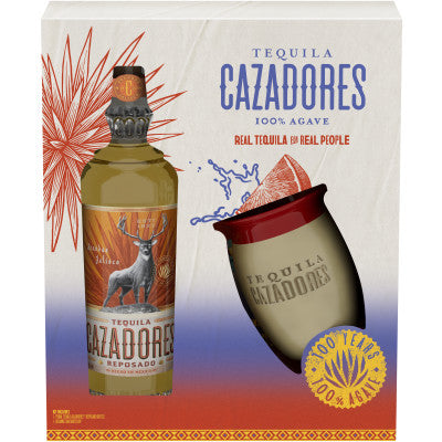 CAZADORES REPOSADO WITH GLASSES