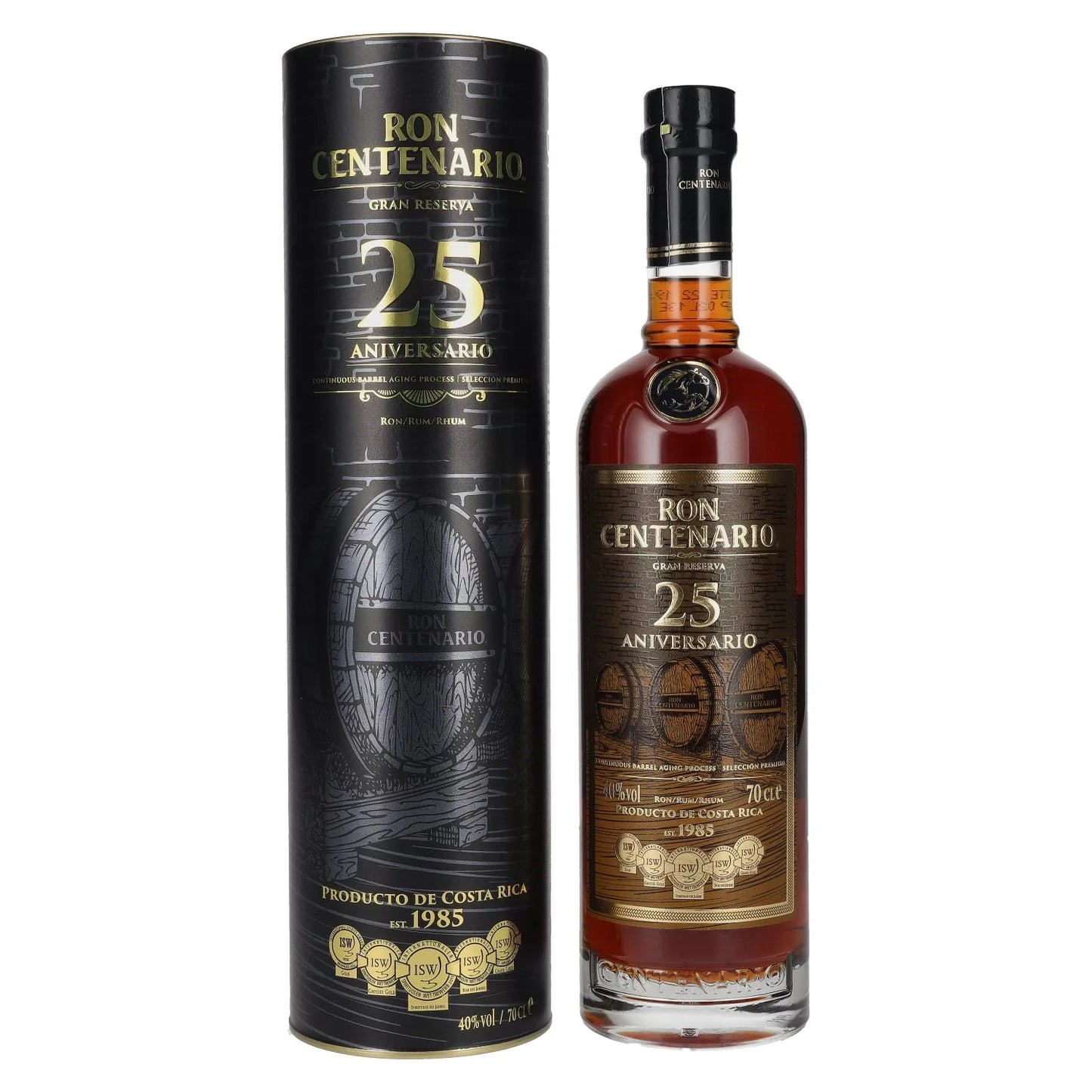 Ron Centenario 25 Anos Gran Reserva Centenario Rum