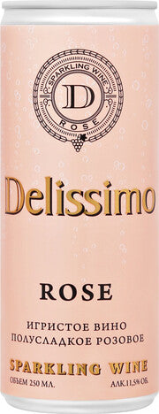 DELLISSIMO ROSE SPARKLING WINE 24/250ML
