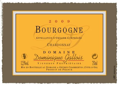 Domaine Gallois Bourgogne Blanc 2018
