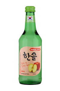 Hansol Apple Soju (Case of 20 Bottles)