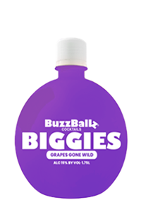 Buzzballz Grapes Gone Wild Biggie Cocktail (Case of 3 Bottles)