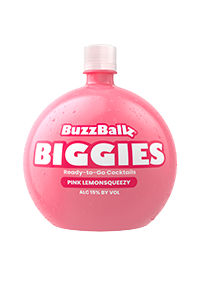 Buzzballz Pink Lemonsqueezy Biggie (Case of 3 Bottles)