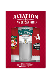 Aviation Gin Batch Distilled Wrexham Label & Scarf VAP