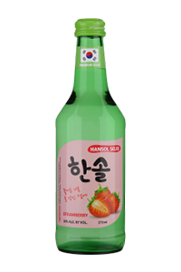 Hansol Strawberry Soju (Case of 20 Bottles)
