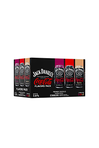 Jack Daniels Jack & Coke Zero Variety 6pk Cans (Case of 4 Bottles)