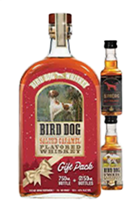 Bird Dog Salted Caramel Whiskey w/2x50ML Bourbon (Case of 6 Bottles)